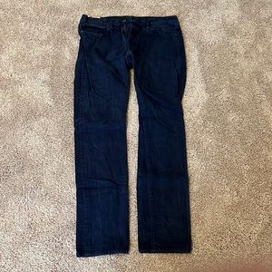 J. Crew Men's 484 Slim Dark Wash Jeans, Size 31/32